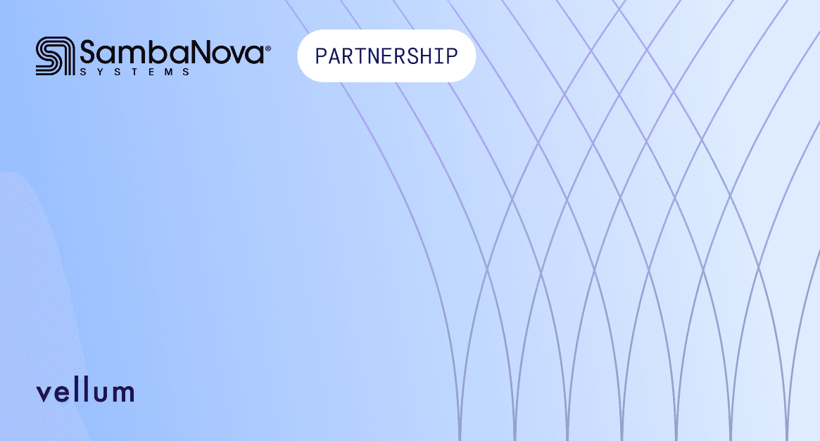 Native support for SambaNova inference in Vellum